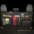 Carreau de voiture Backseat Organisateur en cuir Organisateur de voiture pliable